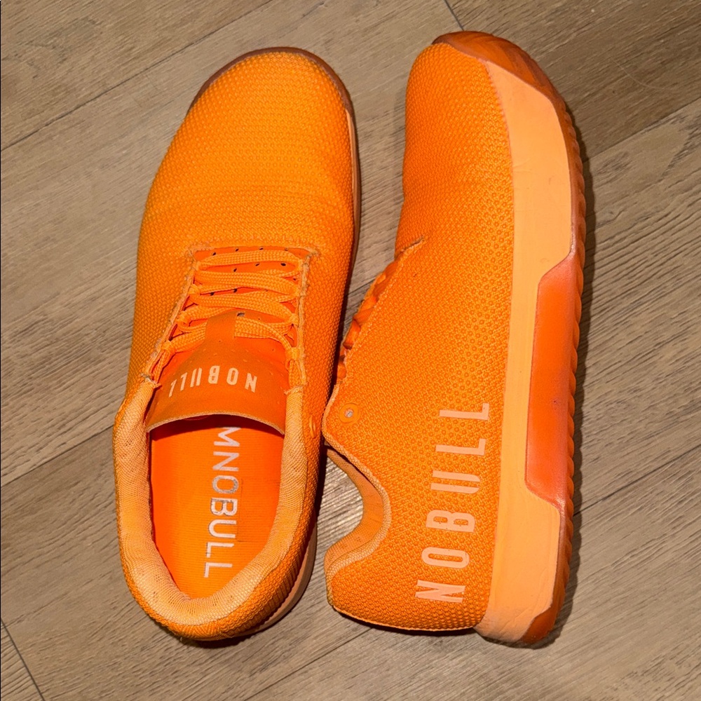 NOBULL Women’s Orange platform Trainers
